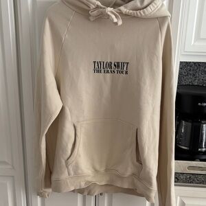 Taylor Swift The Eras Tour Cream Hoodie